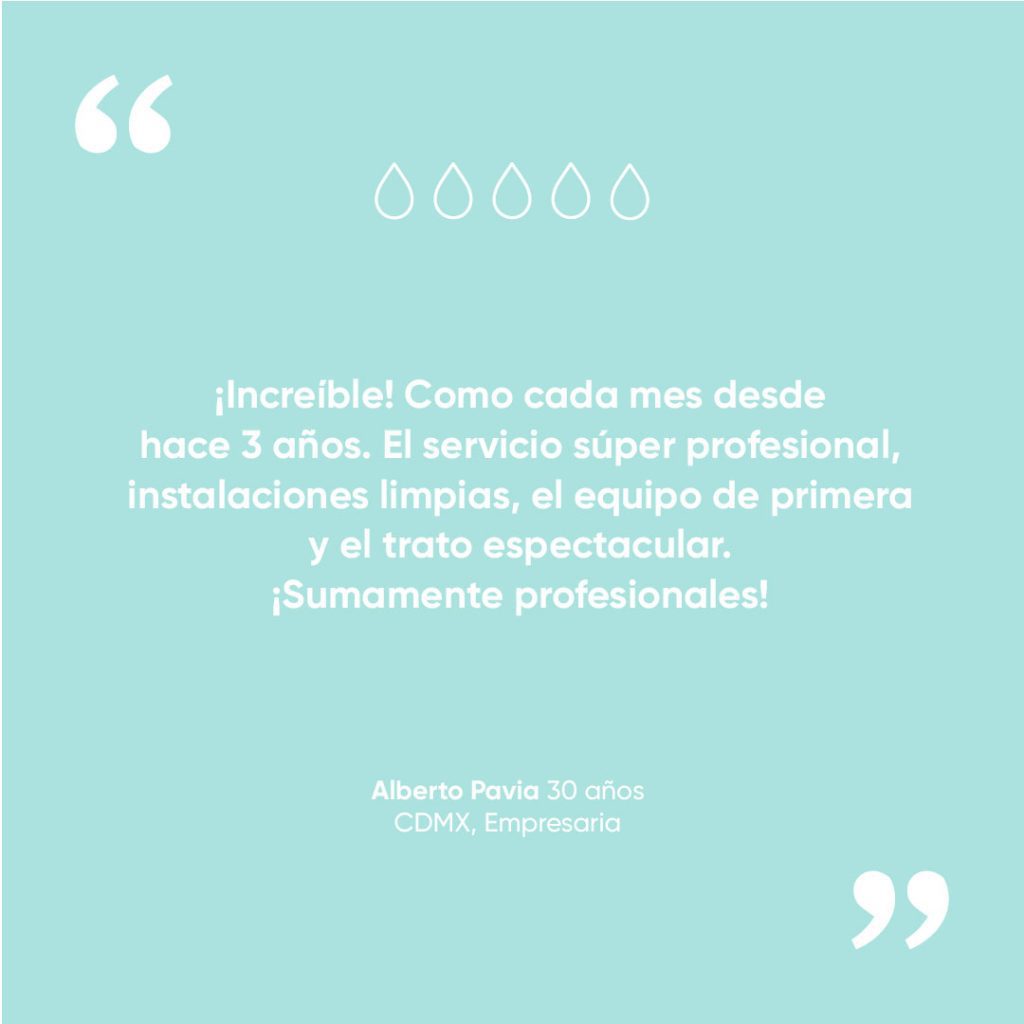 Alberto Pavia prueba nuestros tratamientos