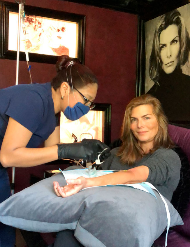 Monserrat Oliver utiliza Wellness drips